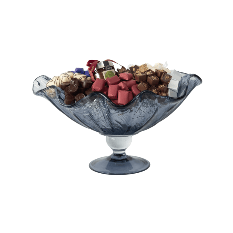 MURANO SUR PIED GRIS GM avec 1750g avec chocolats