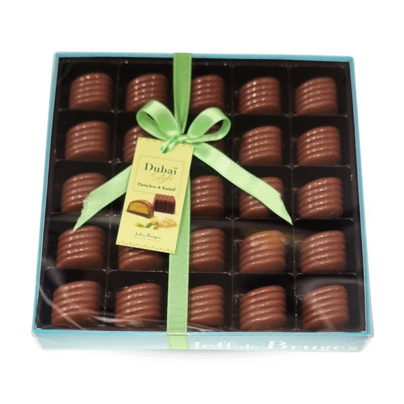 Boite 25 chocolats Dubaï Style