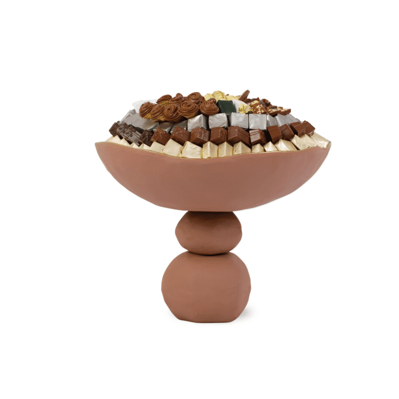 Centre de table Terra PM - 1Kg300g de chocolats