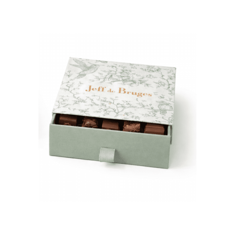 Boite Toile de Jouy - Pm avec 125g de chocolat