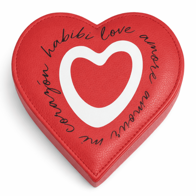 Boite Cœur Habibi 25cm avec 750g de chocolat