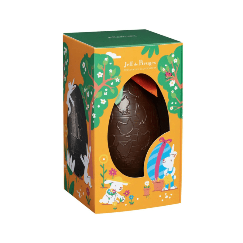 Oeuf en chocolat noir - 13 cm