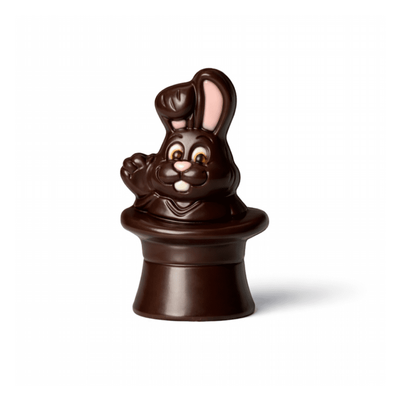 Lapin magicien Owen en chocolat noir 75g